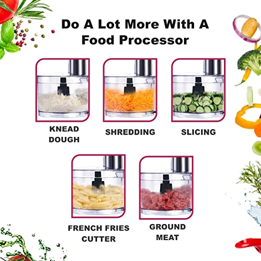 INALSA Food Processor/ Atta Kneader/ Chopper Easy Prep- 800 Watts| 1.4 L Main Bowl Capacity | 2 Speed Setting with Pulse Function|7 Accessories(Black) INALSA Food Processor/ Atta Kneader/ Chopper Easy Prep- 800 Watts| 1.4 L Main Bowl Capacity | 2 Speed Setting with Pulse Function|7 Accessories(Black)